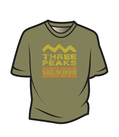 khaki-3-peaks-t-shirt