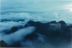 view from mt kinnabalu