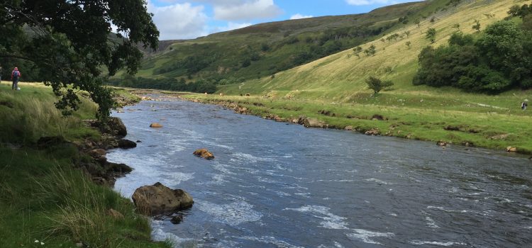 Keld in North Yorkshire;  the crossing point between the Coast to Coast and the  Pennine Way Paths