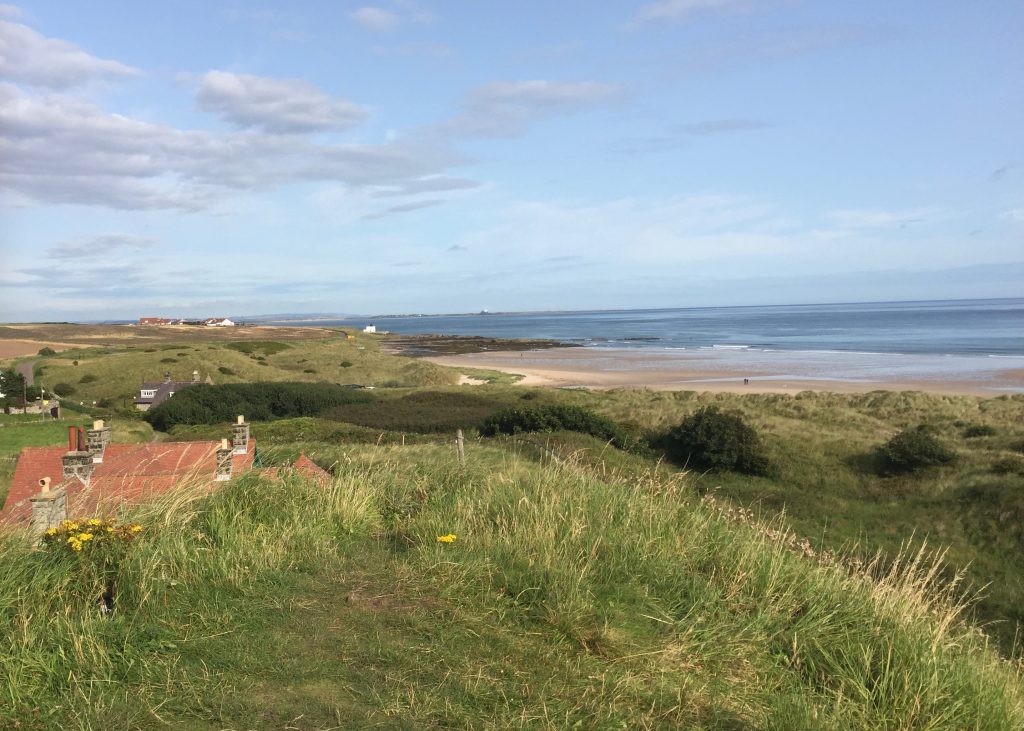 LOOKING NORTH FROM BAMBURGH