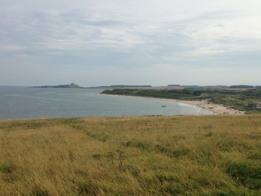 LOW NEWTON DUNDTANBURGH IN DISTANCE