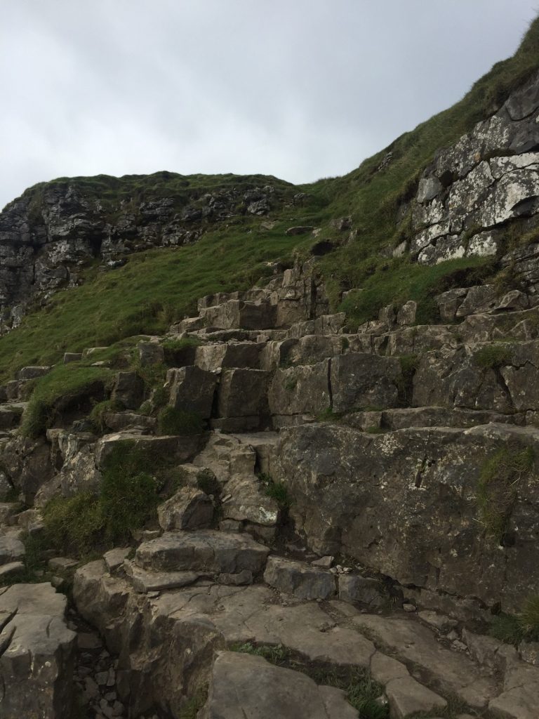 Pic 5 Rocks up Pen Y Ghent create a natural staircase on the final ascent