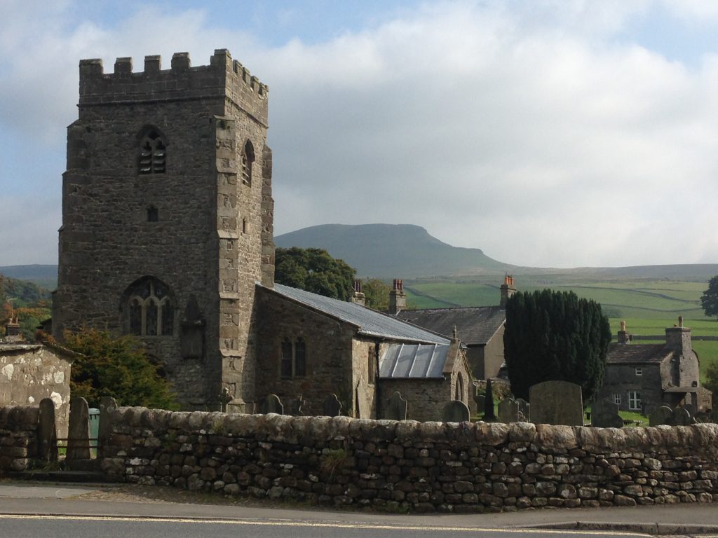 pic 1 St Oswald's Chuch with Pen y Ghent in the background