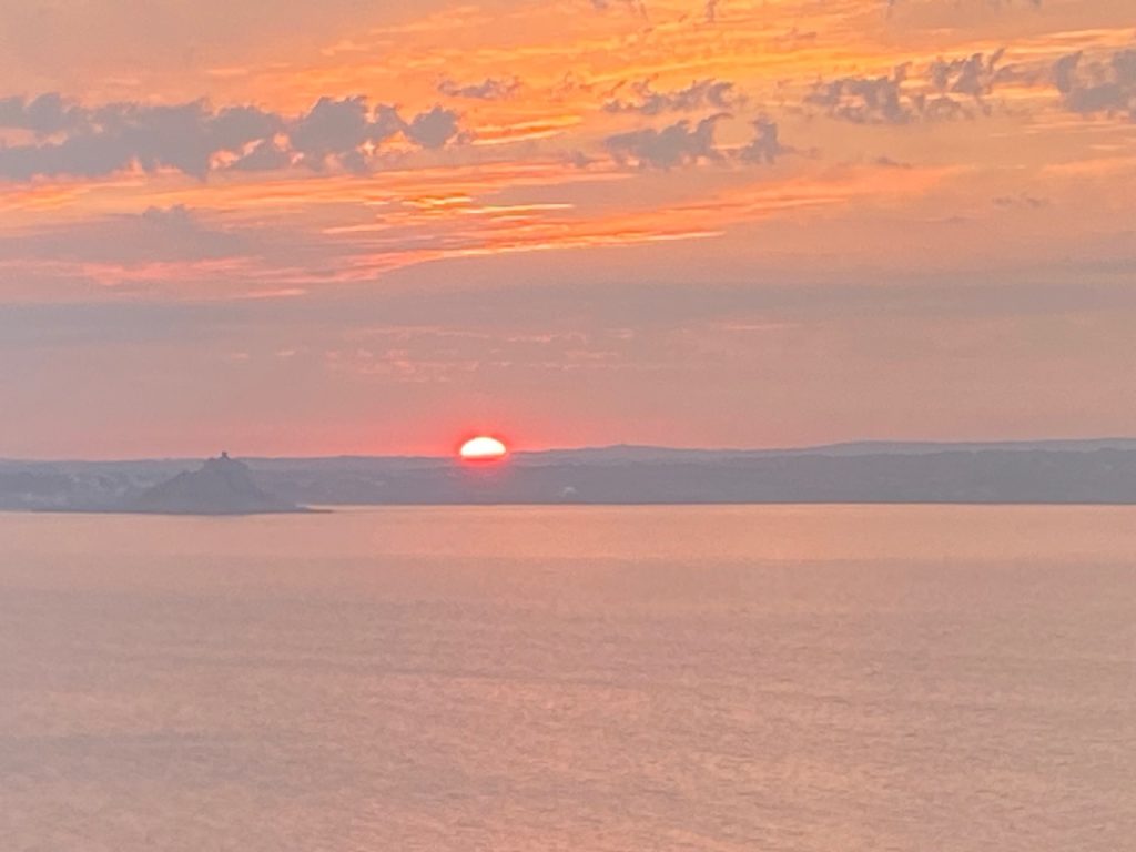 Skywatching in West Cornwall: sunsets, sunrises and a total eclipse.